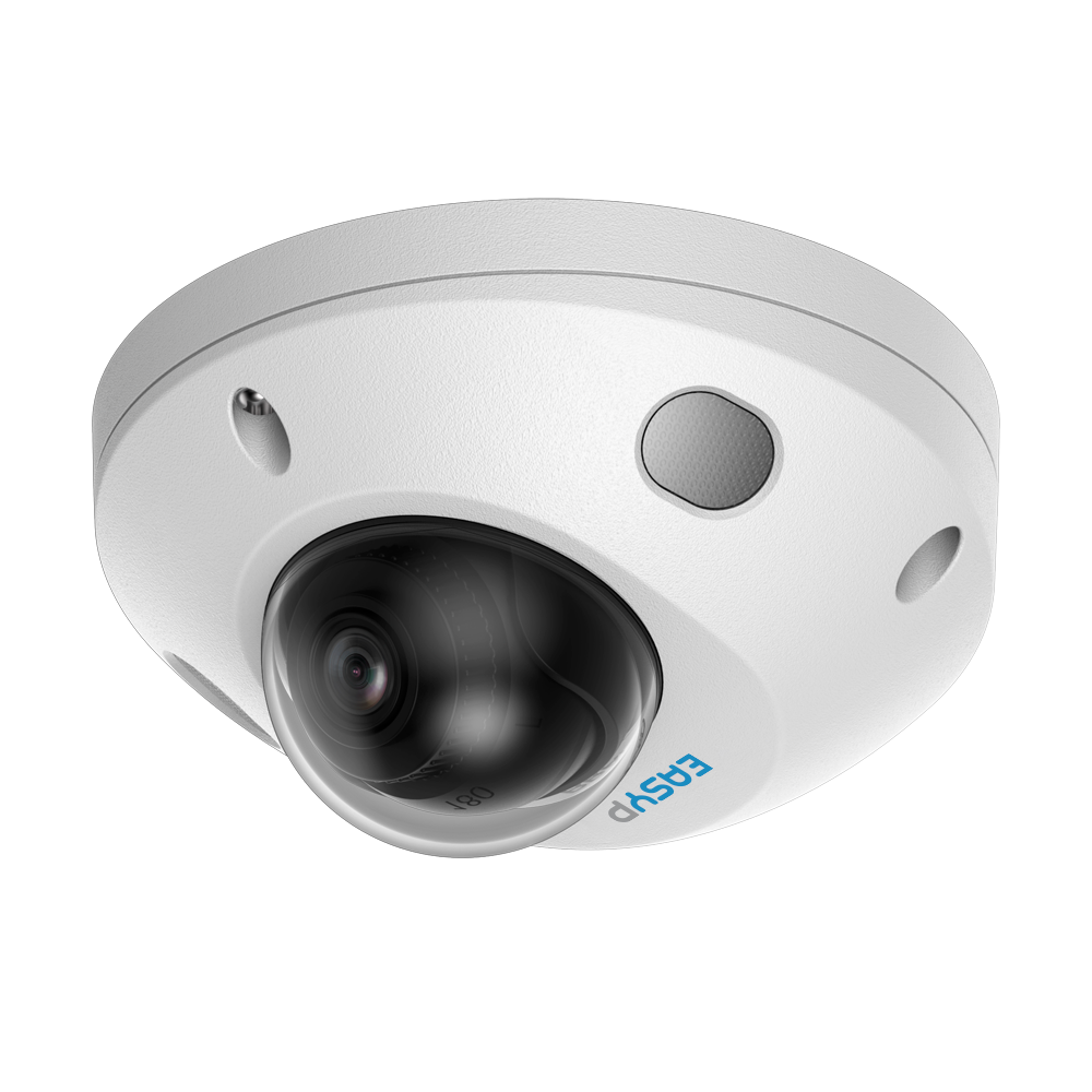 (EP-IPD310A-5-DL) Cámara Domo IP AI EASY-P - 5MP | Lente 2.8 mm - Doble Iluminación 25 m | Micrófono - Instalación Plug &amp; Play - IA por Humanos y/o Vehículos - IP67 | PoE | IK08 | P2P | Metal