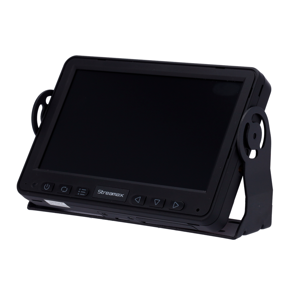 (ST-DP7S) Moniteur HD de 7 pouces - Prend en charge 4 caméras AHD - Fonction miroir et retournement - Tension de 9 ~ 36V CC - Rétro-éclairage automatique