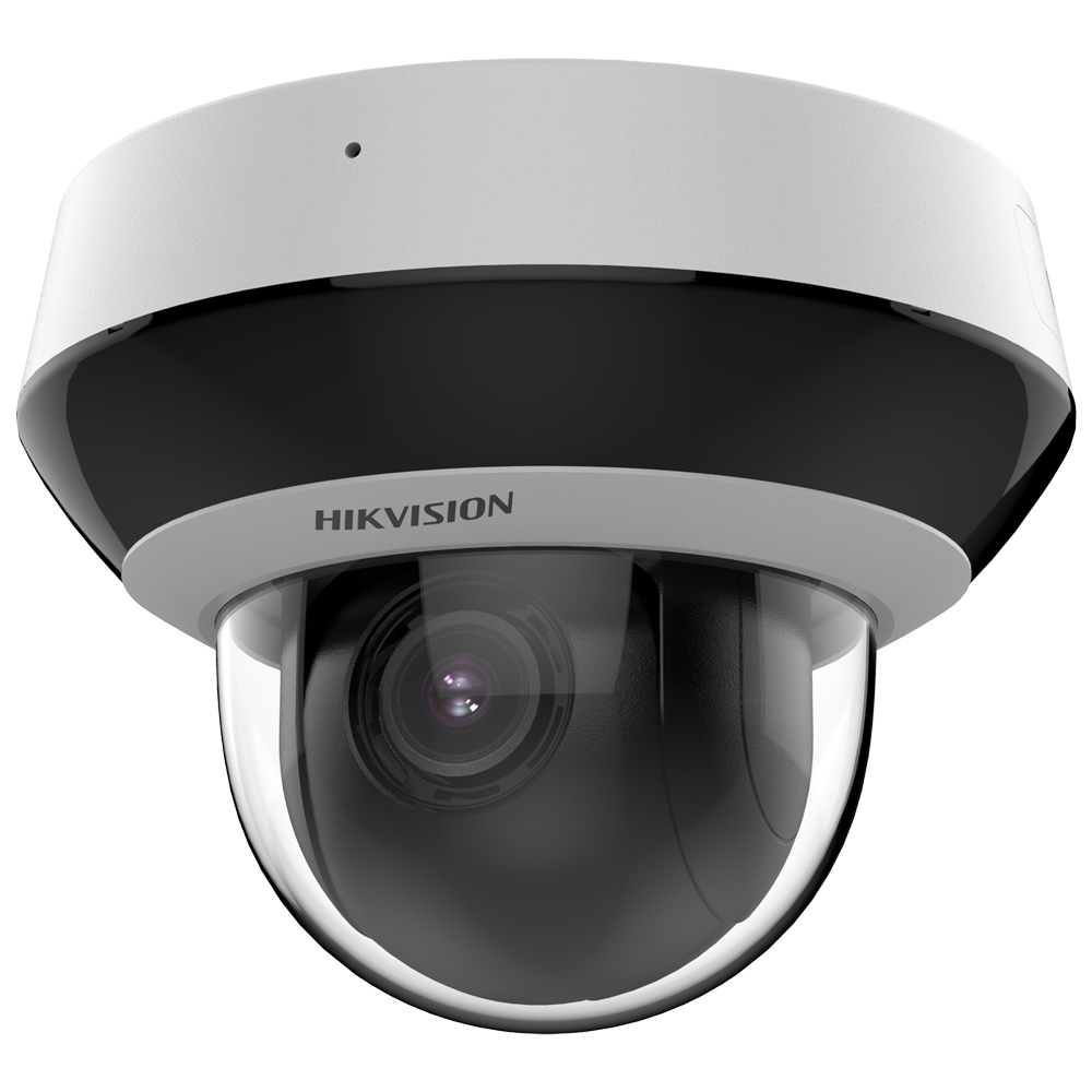 (DS-2DE2A404IWG1-E) Hikvision mini speed dome IP 4X PRO range - Résolution 4 Mpx (2560x1440) [%VAR%] - Objectif motorisé 2.8~12 mm | Pan &amp; Tilt - Portée IR 20 m | Vitesse 50 º/s - Audio | Microphone intégré | MicroSD - IP66 | IK10 | PoE