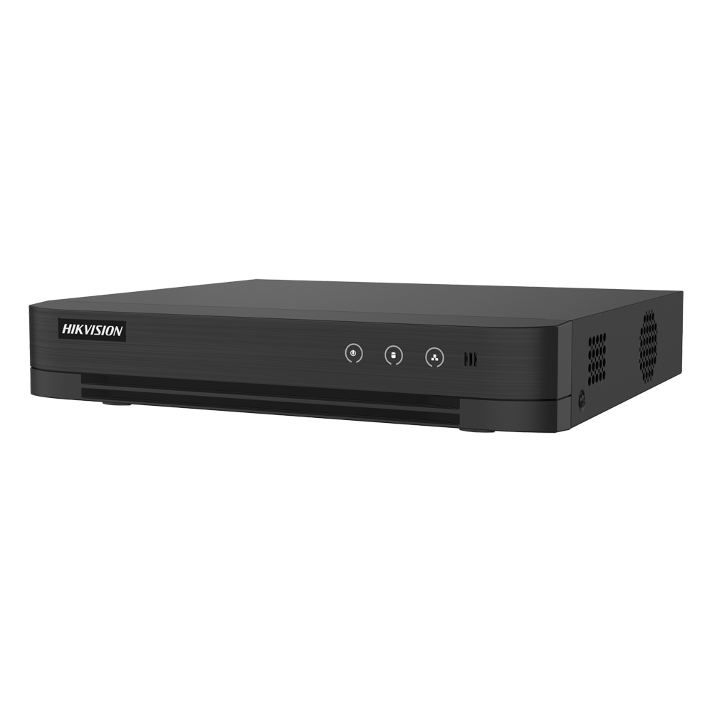 (DS-7208HGHI-M1/T) DVR 5n1 gamme VALUE Hikvision - 8 CH HDTVI / HDCVI / AHD / CVBS - Jusqu'à 10 canaux IP - Résolution d'entrée maximale 1080p Lite - Détection de mouvement 2.0 sur tous les canaux - Prend en charge 1 disque dur jusqu'à 4 TB | Audio