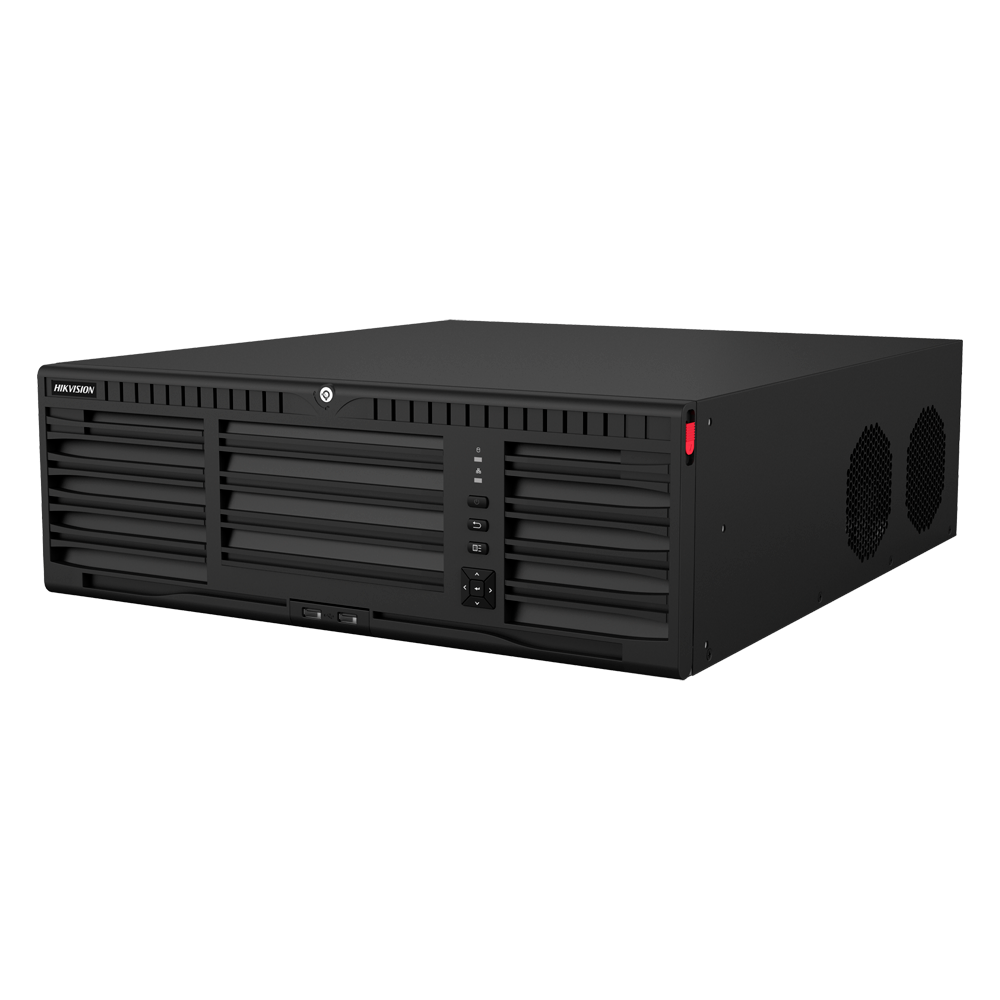 (DS-9632NXI-I16/Vpro) Hikvision NVR 32 CH IP gamme SOLUTIONS - Résolution maximale 32 Mpx - Bande passante 384 Mbps | Supporte 16 disques durs - Alarmes , Audio , POS , RAID - AcuSearch | Guanlan | Reconnaissance faciale - AcuSeek, recherche textuelle | ANPR