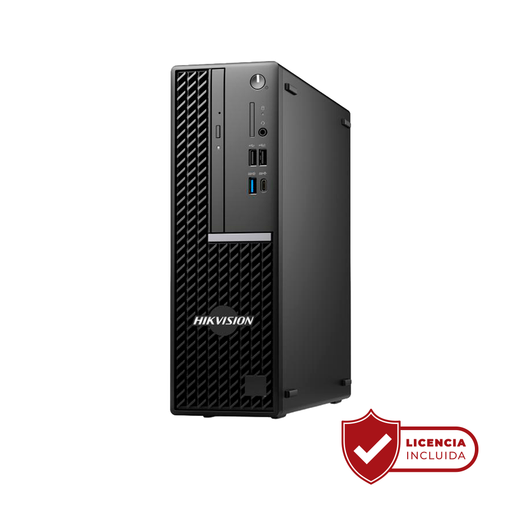 (HikCentral-Workstation/HW5L/32Ch(C)) Hikvision - Processeur i5-12500, 6 Cœurs, 12 Threads - Win10 version multilingue préinstallée - Mémoire RAM: 8 Go (extensible jusqu’à 32 Go) -  1TB SSD+ 4 To HDD - Port audio universel | HDMI | DP