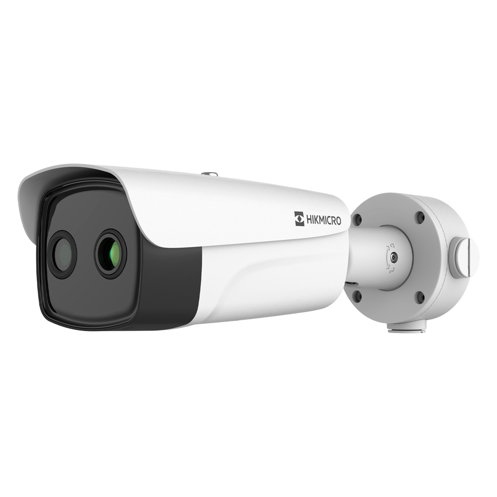 (HM-TD2638-15/G0/T1Y) Caméra thermique IP Hikmicro TD2638 série - Capteur thermique VOx FPA 384x288 12μm|Lente 15.4mm - Capteur visible 1/2.7" CMOS 4Mpx Objectif 8mm - Sensibilité thermique ≤25mK - Plage de mesure de la température -20~150ºC / ±8ºC - Protection IP67 - NEMA 4X - IK10
