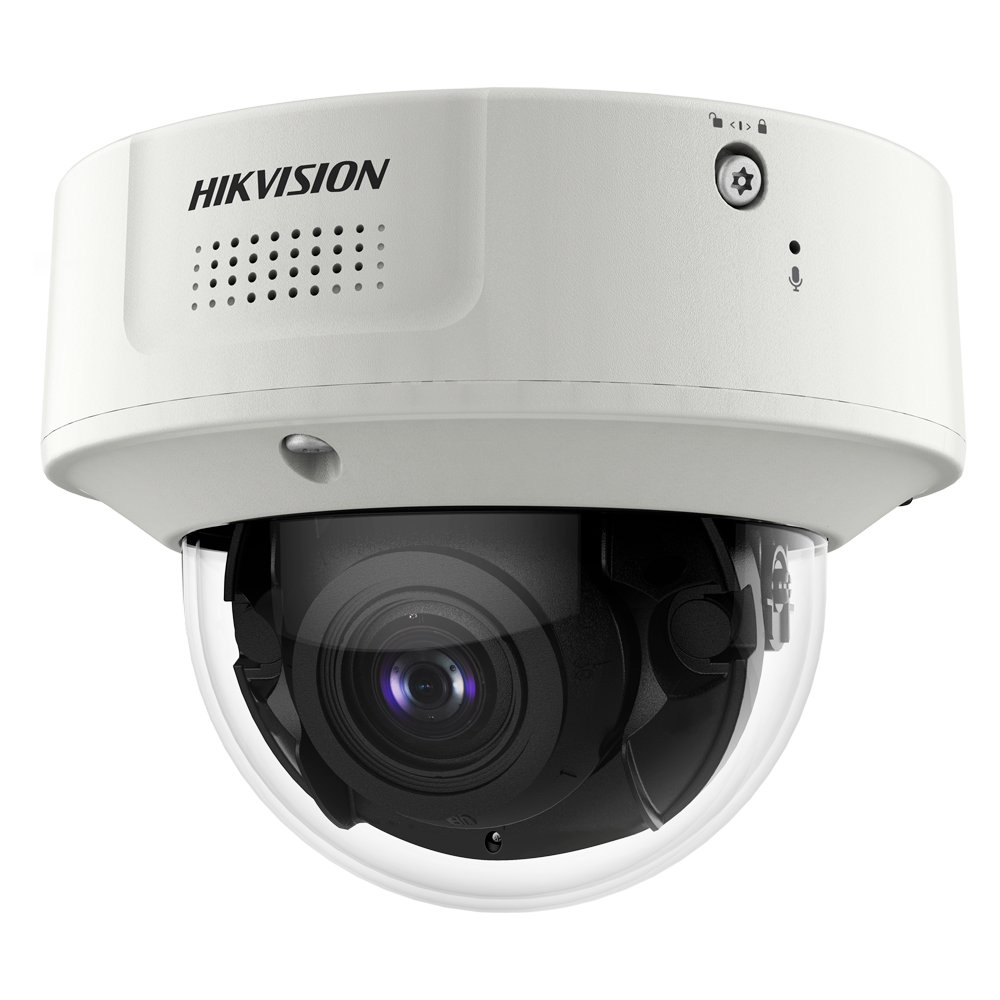 (iDS-2CD7146G2/LM-IZS(8-32mm)) Caméra Dôme IP gamme SOLUTIONS Hikvision - Résolution 4 Mpx (2688x1520) | Darkfighter - Objectif 8~32mm | IR 60 m | Darkfighter - MD2.0 | AcuSense | Reconnaissance des plaques d'immatriculation - Alarme | Audio | Microphone et haut-parleur - MicroSD IP67 | IK10 | WDR 150dB
