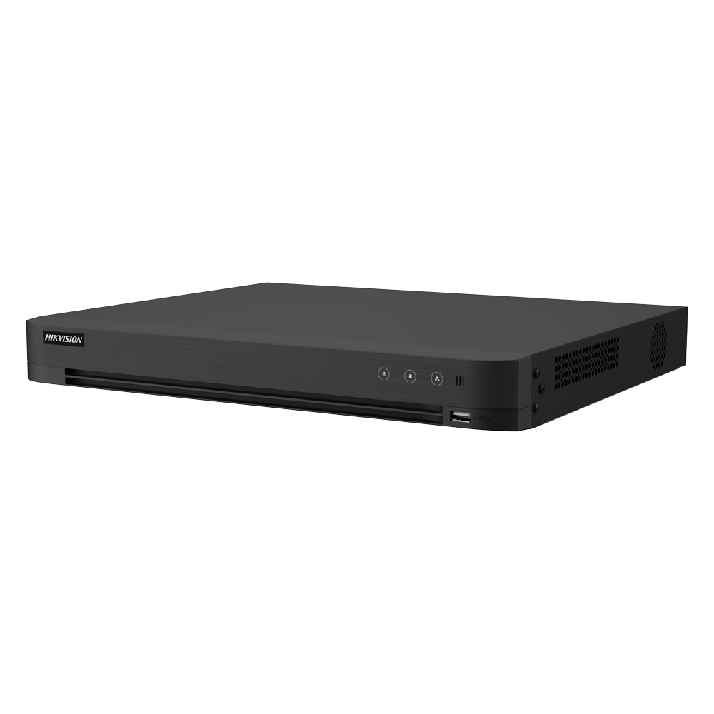 (iDS-7216HUHI-M2/XT) DVR 5n1 16 CH gamme PRO Hikvision - 16 CH HDTVI / HDCVI / AHD / CVBS - Jusqu'à 32 CH IP - Sortie HDMI 4K et VGA | audio  - Détection de mouvement 2.0 | AcuSense - Reconnaissance faciale |  2 Disque dur