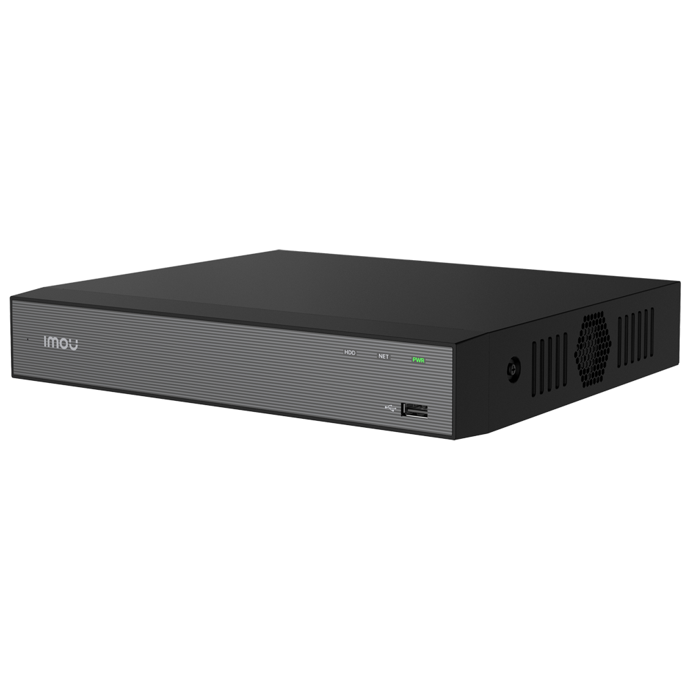 (NVR-N110W-8A0E-P-IMOU) Grabador NVR para cámaras Imou - Cable LAN - 8CH video IP - Compresión H.265 / H.264 - Salida HDMI y VGA - Admite 1 disco duro
