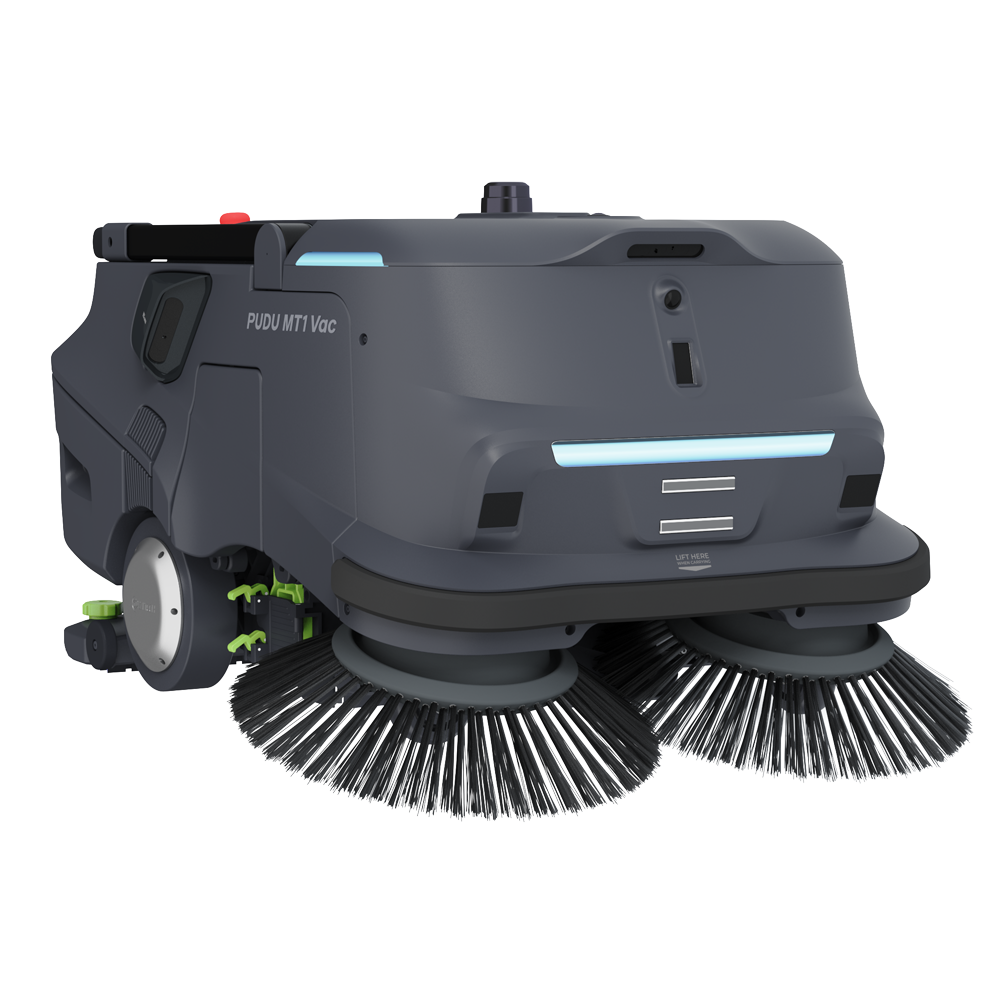 (PUDU-MT1) Robot balayeur - Fonctions basées sur l'IA - Conçu pour les grands environnements - Adaptation rapide à l'environnement - Conception fonctionnelle