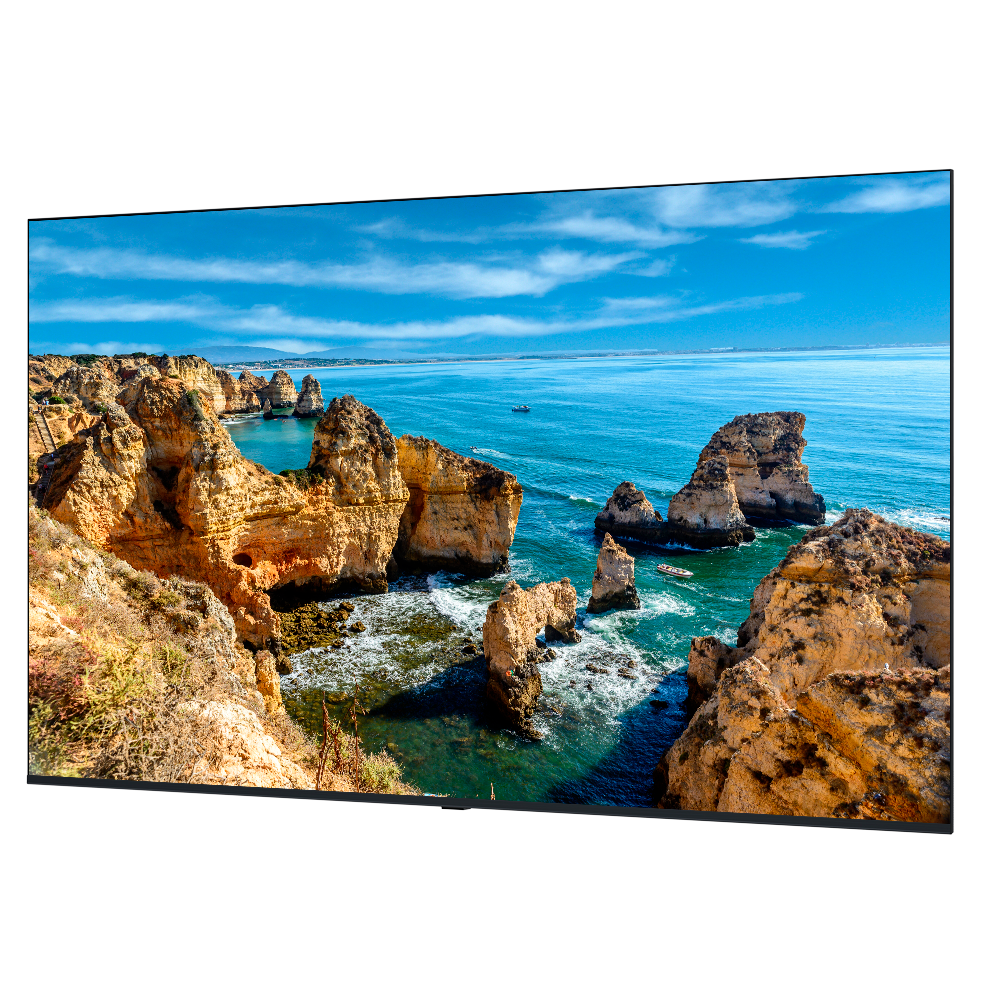 (SF-65DS30) Monitor digital signage 65" 4K - Cartelería digital local USB - Cartelería digital cloud M-Sign (opcional) - Funcionamiento 8/7 - Soporte a pared incluido - Android 14