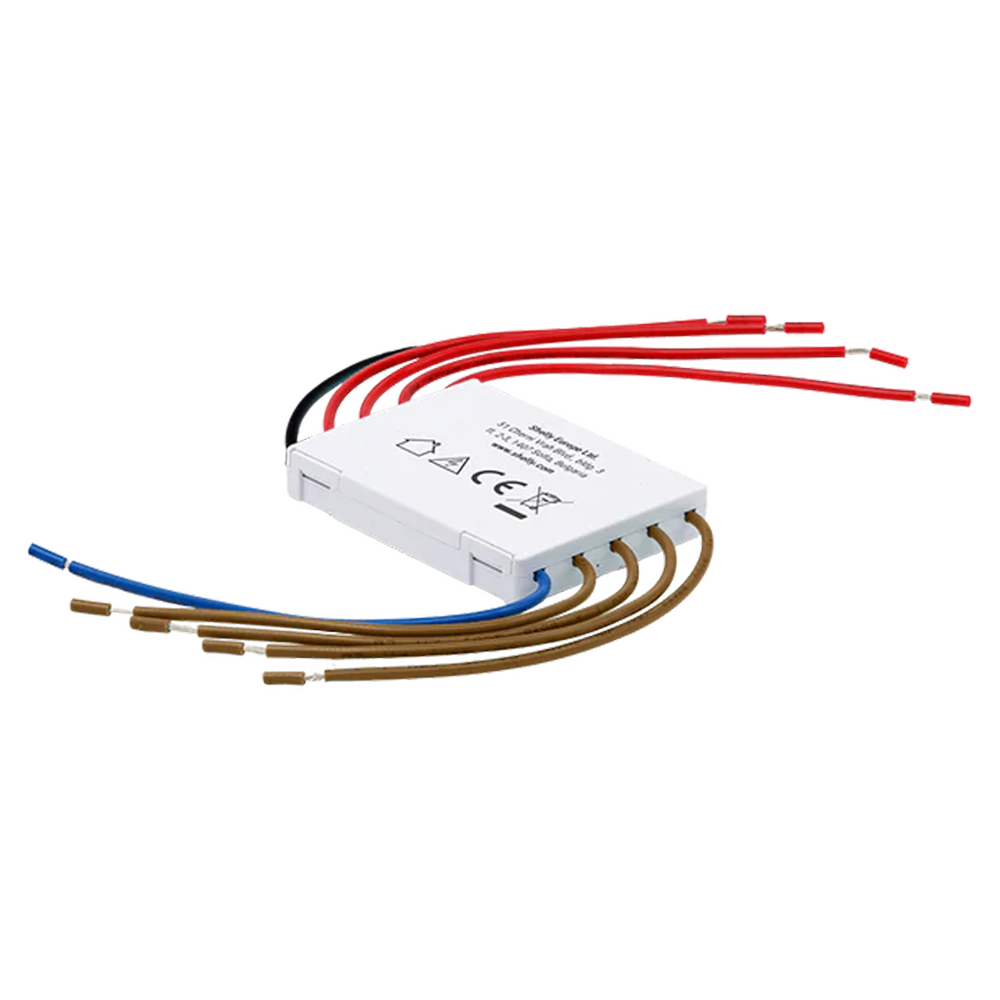 (SH-4CH-DECOUPLER-230V) Shelly 4- Channel Decoupler 230V - Compatible con RGBW PM / RGBWW PM / Plus Uni - Desacoplador - Soporta 230 V - Uso sin neutro