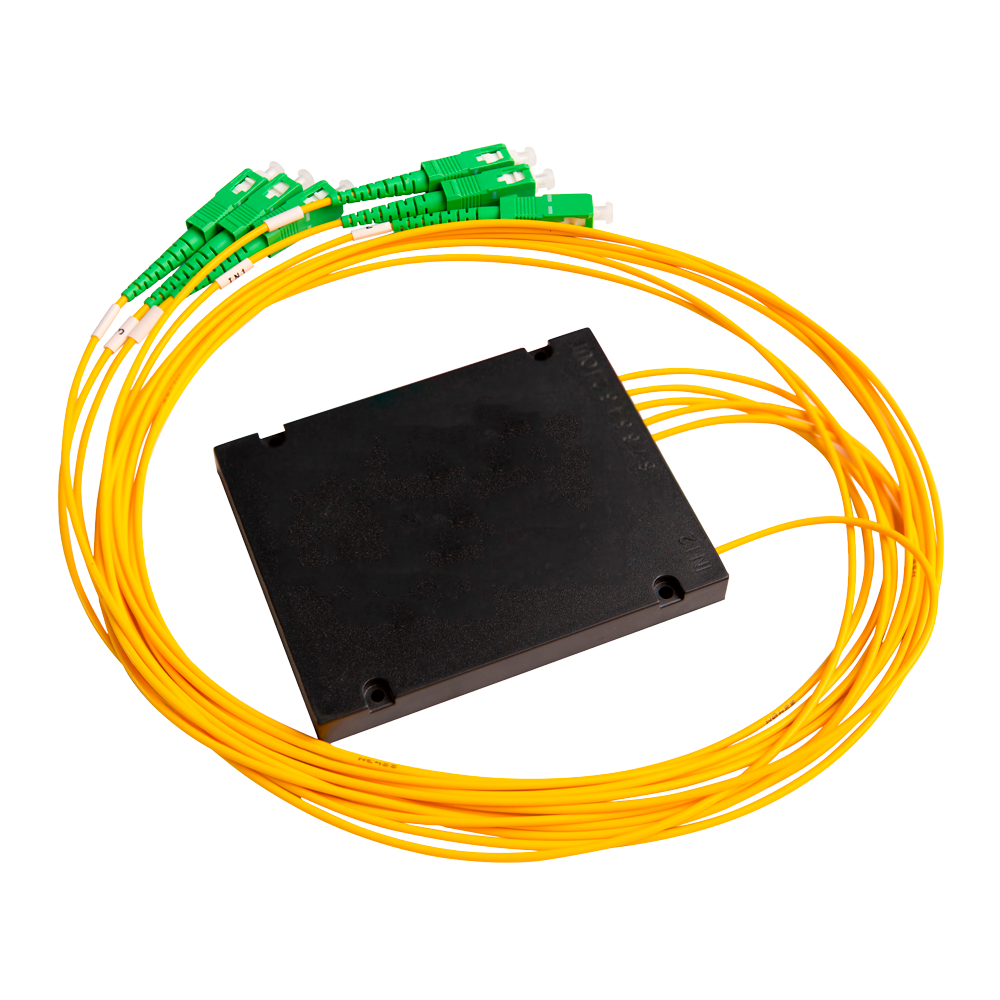 (VSOL-SC-APC-OS2-1M-Y-12-ABS2) Séparateur optique passif Vsol  -  Longueur d'onde 1260 nm à 1650nm - Compatible avec solution Vsol et générique - 1 x Connecteur de liaison montante SC  - 2 x Connecteurs SC pour  ONU