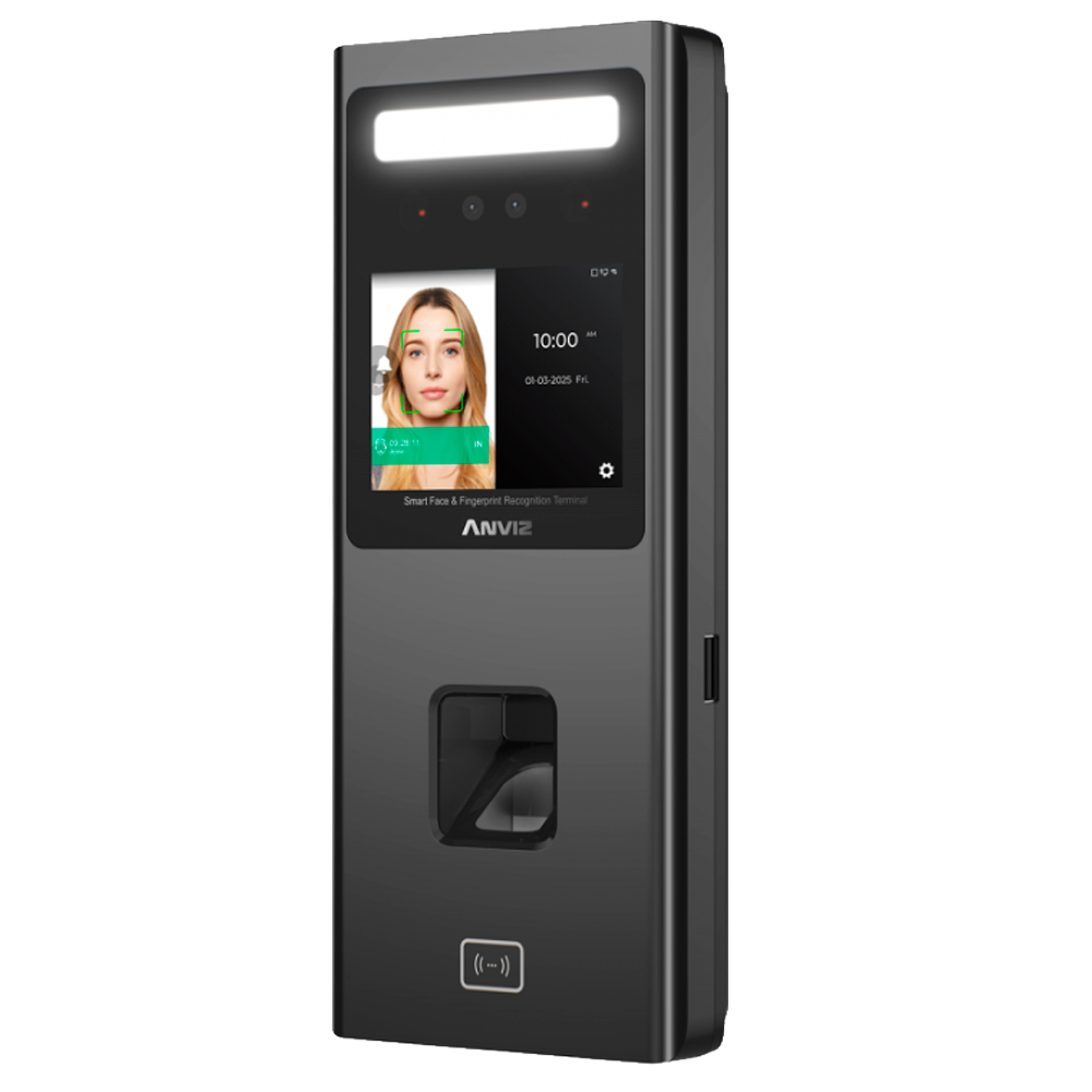 (W2-FACE) Control de acceso y presencia - Facial, huella, tarjeta EM y PIN - 1.000 usuarios | 50.000 registros - TCP/IP, WiFi, USB, RS485 y Wiegand - 2.8" TFT táctil | Controladora integrada - CrossChex Standard / Cloud