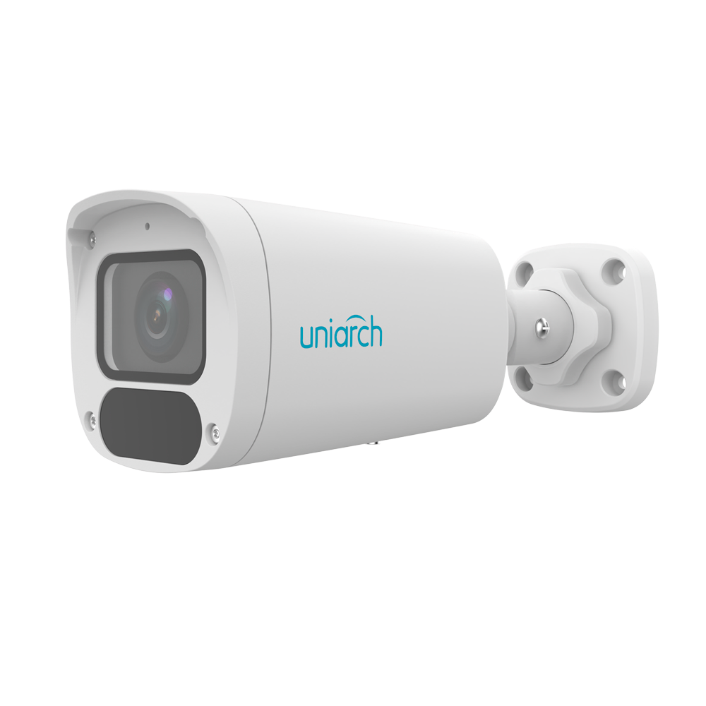 [UV-IPC-B314-ADZK] (UV-IPC-B314-ADZK) Caméra Bullet IP Uniview-Uniarch - 4 MP | Objectif 2.8~12 mm - IR 50 m | 120dB WDR - Détection du corps humain | UMD - PoE | IP67  - Microphone intégré
