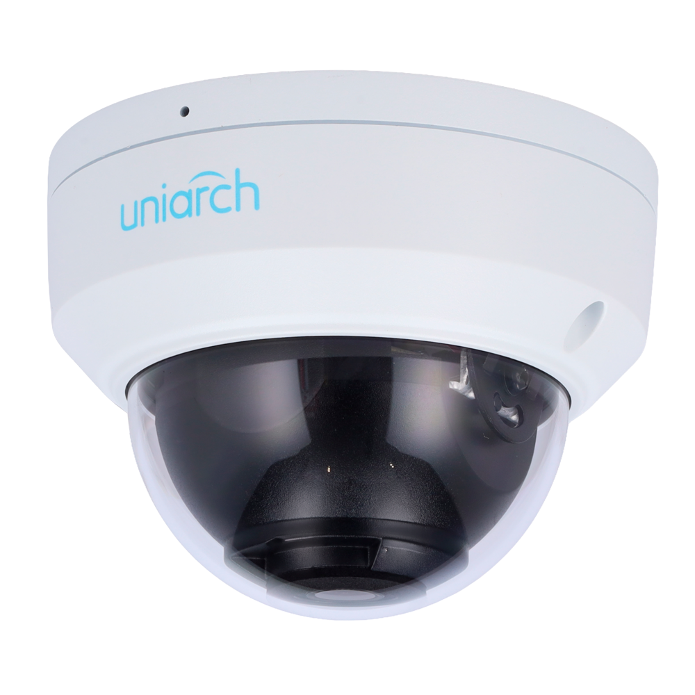 [UV-IPC-D134-AF40] (UV-IPC-D134-AF40) Caméra dôme IP Uniview-Uniarch - 4 MP | Objectif 4 mm  - IR 30 m | DWRD - Détection du corps humain 2.0 - PoE | IP67 | IK10 - Microphone intégré