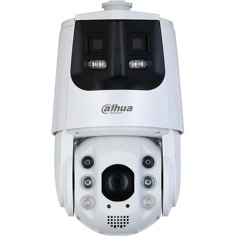 (DH-SDT6C425-4P-GB-APV-0280) Dahua X-spans Series Caméra PTZ panoramique 4MP 25X Smart Dual Light Network avec caméra de vue d'ensemble à 180°, suivi automatique, protection périmétrique, classification des objets, filtre de fausse alarme, alarme lumineuse et audio, IR 200 m, IP66