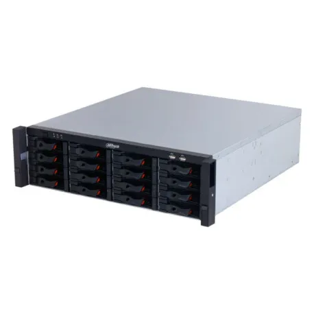 [DHI-NVR616H-128-XI] (DHI-NVR616H-128-XI) Dahua, WizMind NVR 128 canaux 3U avec 16 baies, Raid, AI pris en charge via enregistreur et AI via caméra