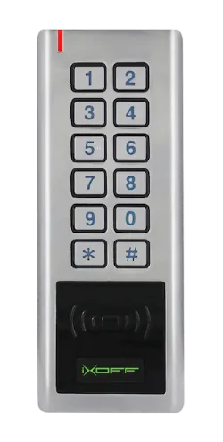 [KR3-X] (KR3-X) Clavier avec lecteur RFID intégré EM + HID + MIFARE et DESFIRE boîtier Métal - Wiegand 26 à 34 bit