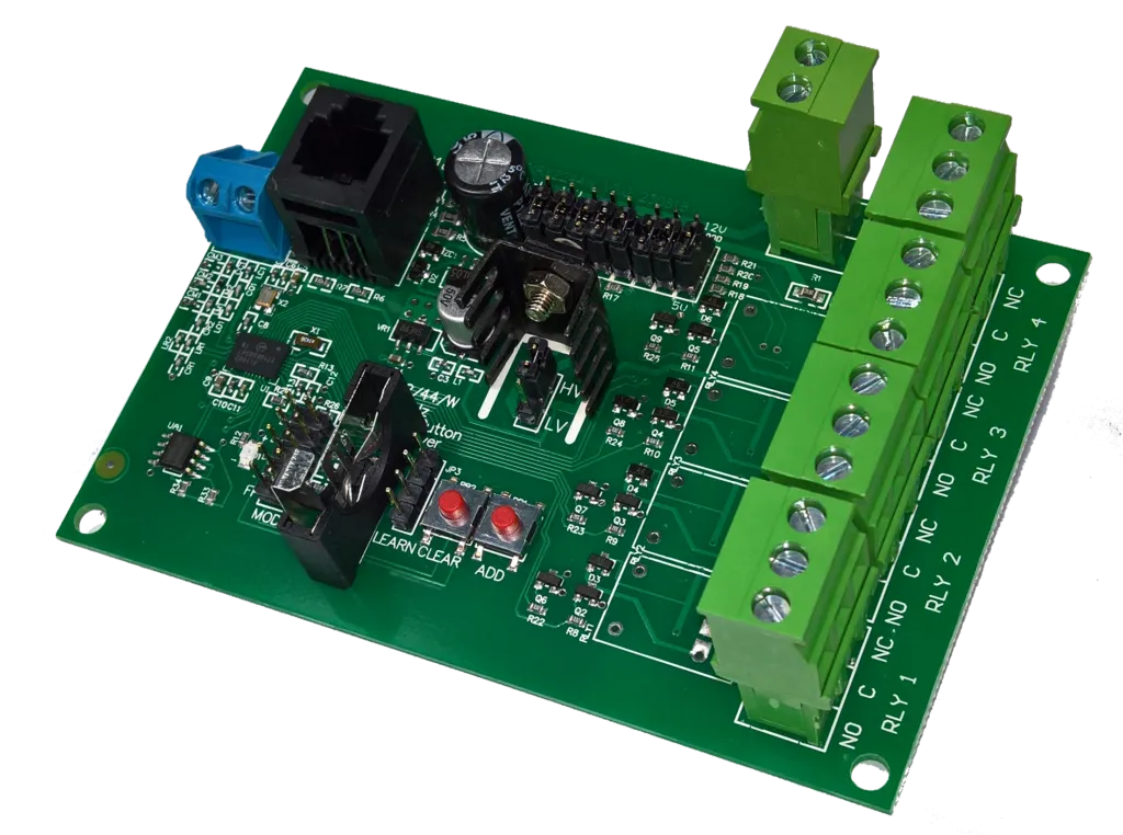 (WR4) Récepteur radio 4 CANAUX Wiegand 34 bit 433MHz