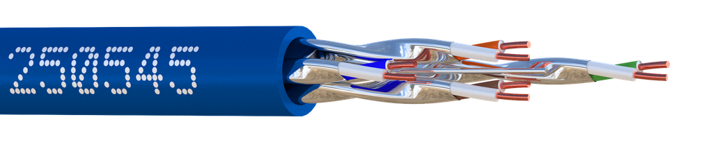 (250545-R3) U/FTP CAT6A 650MHz LSZH Dévidoir 305 M Elbac