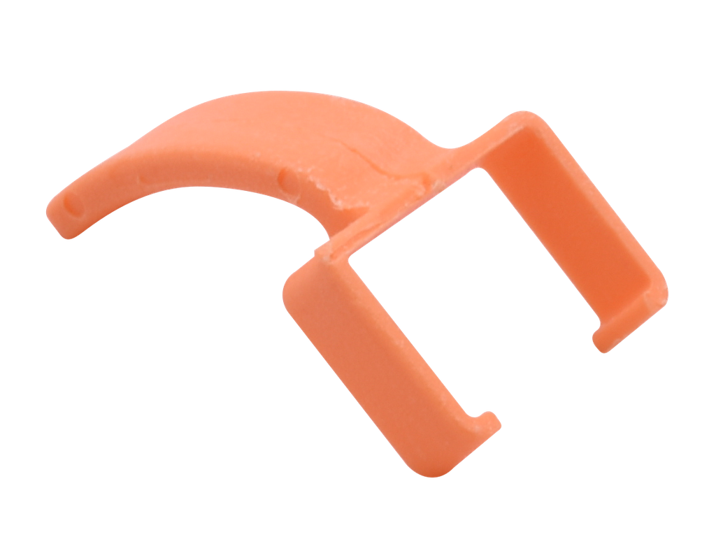(261644-C20-S05) CLIP ORANGE POUR CORDON RJ45 - SACHET DE 50PCS Sachet 1 Sachet Elbac