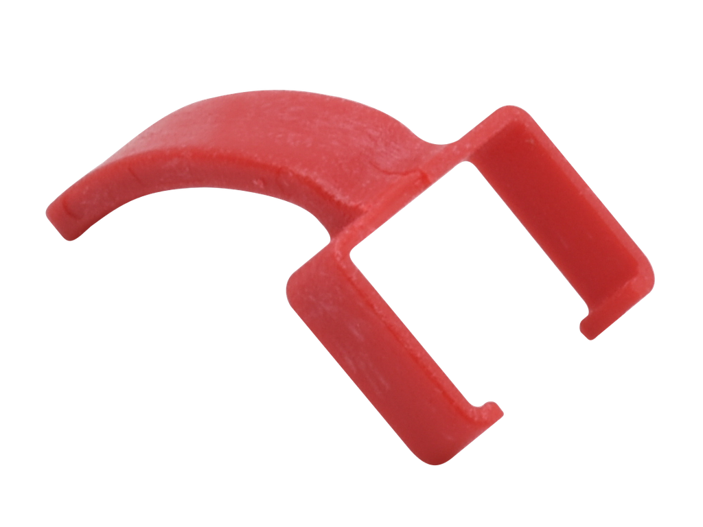 (261644-C30-S05) CLIP ROUGE POUR CORDON RJ45 - SACHET DE 50PCS Sachet 1 Sachet Elbac