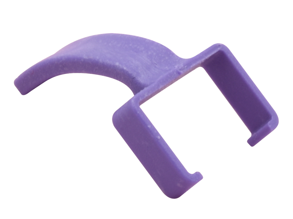 (261644-C45-S05) CLIP VIOLET POUR CORDON RJ45 - SACHET DE 50PCS Sachet 1 Sachet Elbac
