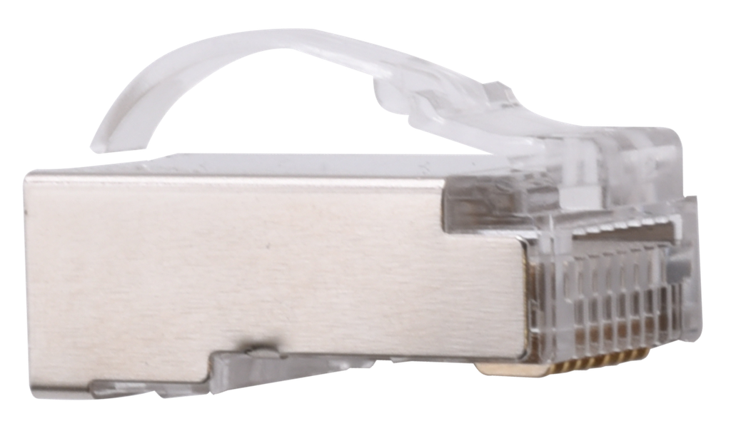 (940433-K05) CONNECTEUR RJ45 FTP CAT6 TRAVERSANT NAVETTE 8C1.1/6.5 Boite 50 PC Elbac