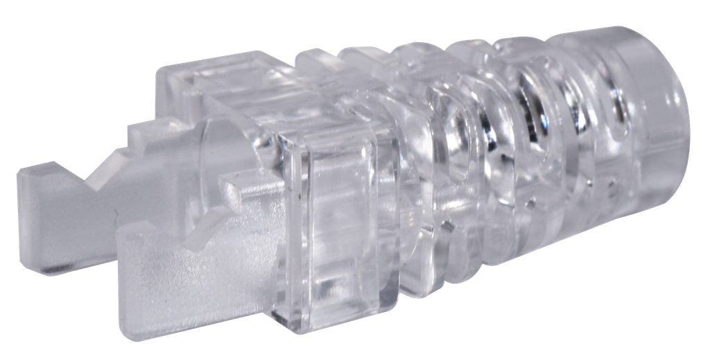 (941503-K05) MANCHON TRANSPARENT RJ45 NAVETTE Boite 50 PC Elbac