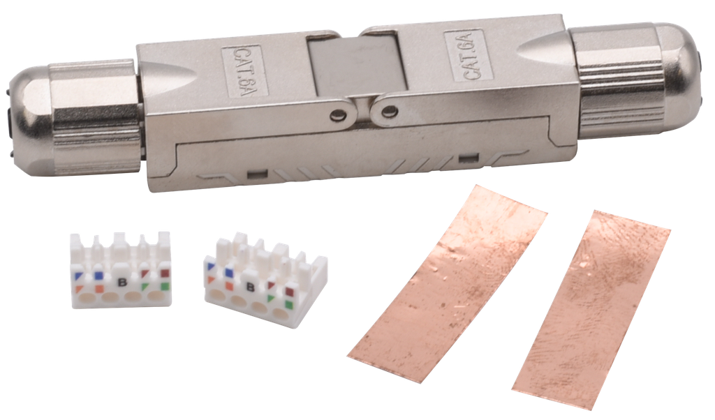 (945545-S0) COUPLEUR FIL A FIL CAT6A FTP Sachet 1 PC Elbac