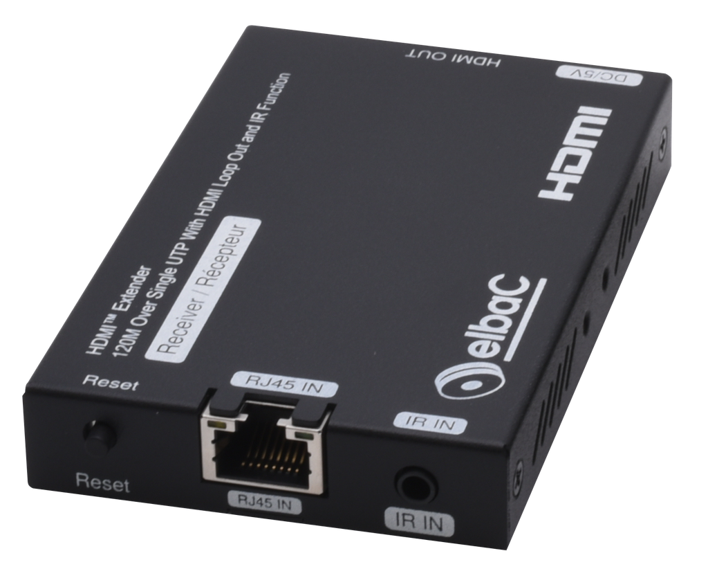 (S18160-RX-B0) RECEPTEUR SEUL DEPORT HDMI S18160-BK Boite 1 PC Elbac