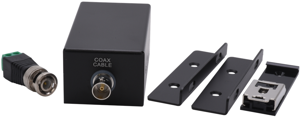 (S47006-TX-B0) TRANSMETTEUR IP POE SUR COAX ADDITIONNEL Boite 1 PC Elbac