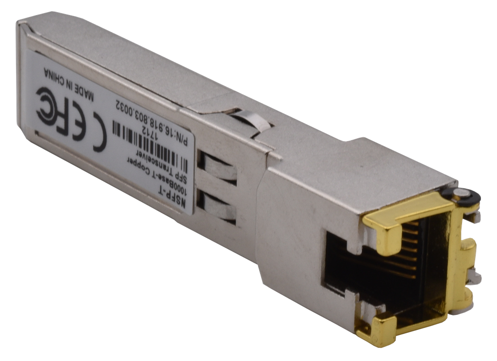 (S59110-01-B0) MODULE SFP CUIVRE RJ45 10/100/1000Mbps Boite 1 PC Elbac