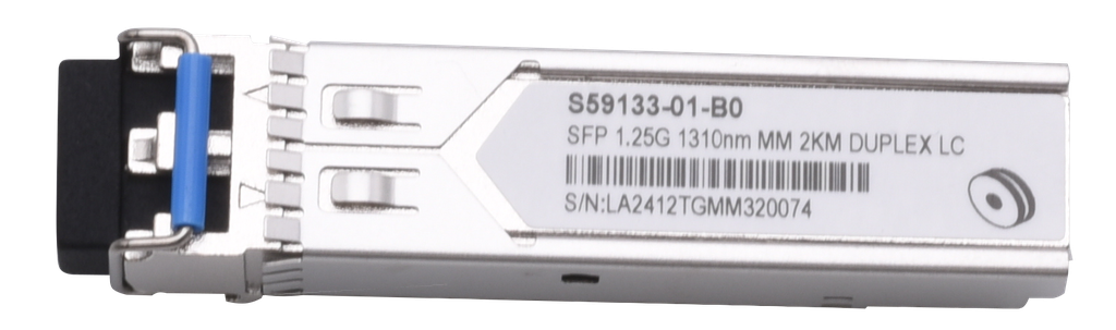 (S59133-01-B0) SFP 1.25G 1310nm MM 2KM DUPLEX LC Boite 1 PC Elbac