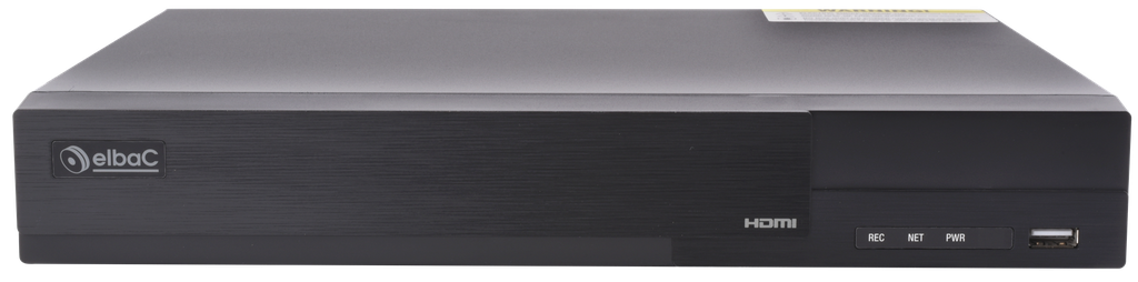 (VIRP04-02-B0) NVR IP 4 VOIES POE Boite 1 PC Elbac