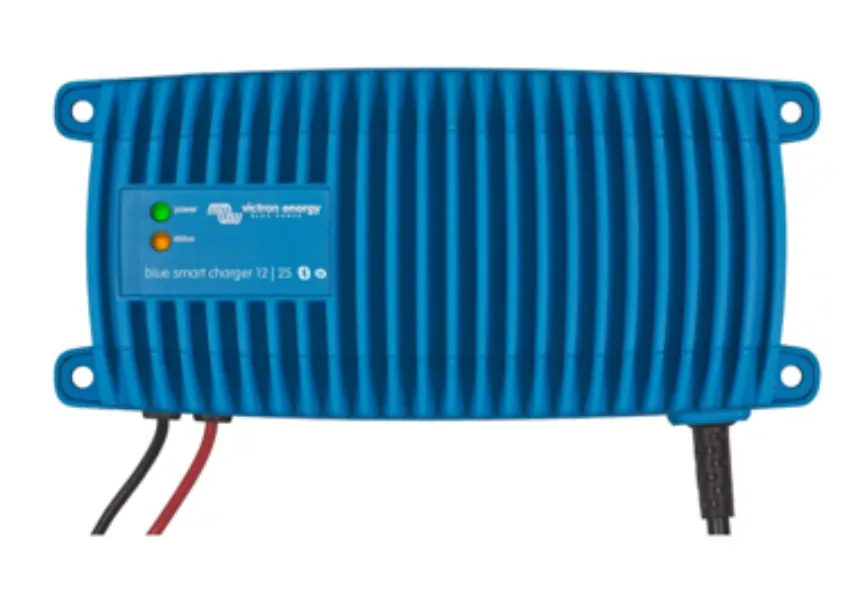 (LAM001) Chargeur 12v 7Ah IP67 résistant aux chocs et au feu avec gestion intelligente de tension de charge + cordon avec connecteur spécifique Binder