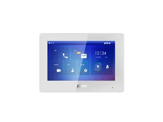 [DHI-VTH5421HW] (DHI-VTH5421HW) Dahua Moniteur d'intérieur IP pour interphone, blanc, TFT 7 pouces, écran tactile, protocole SIP, 12Vdc, PoE