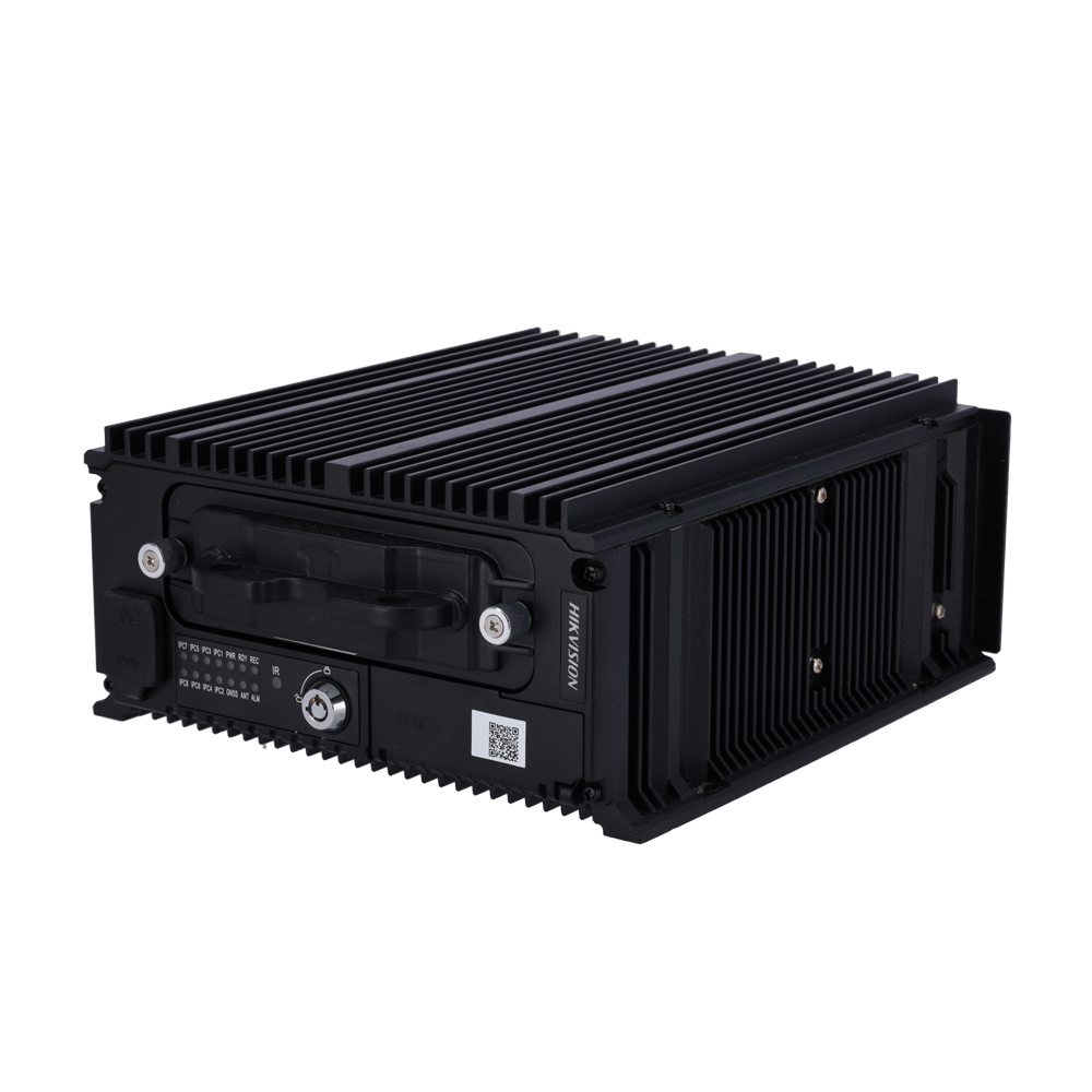 (AE-MN7083(1T)(RJ45)) MDVR 8 Canaux IP jusqu'à 5Mpx - Prend en charge jusqu'à 2 disques 2.5" jusqu'à 4TB - 4G, GPS intégré - Plage de tension 9 ~36V CC - Connecteurs pour l'aéronautique