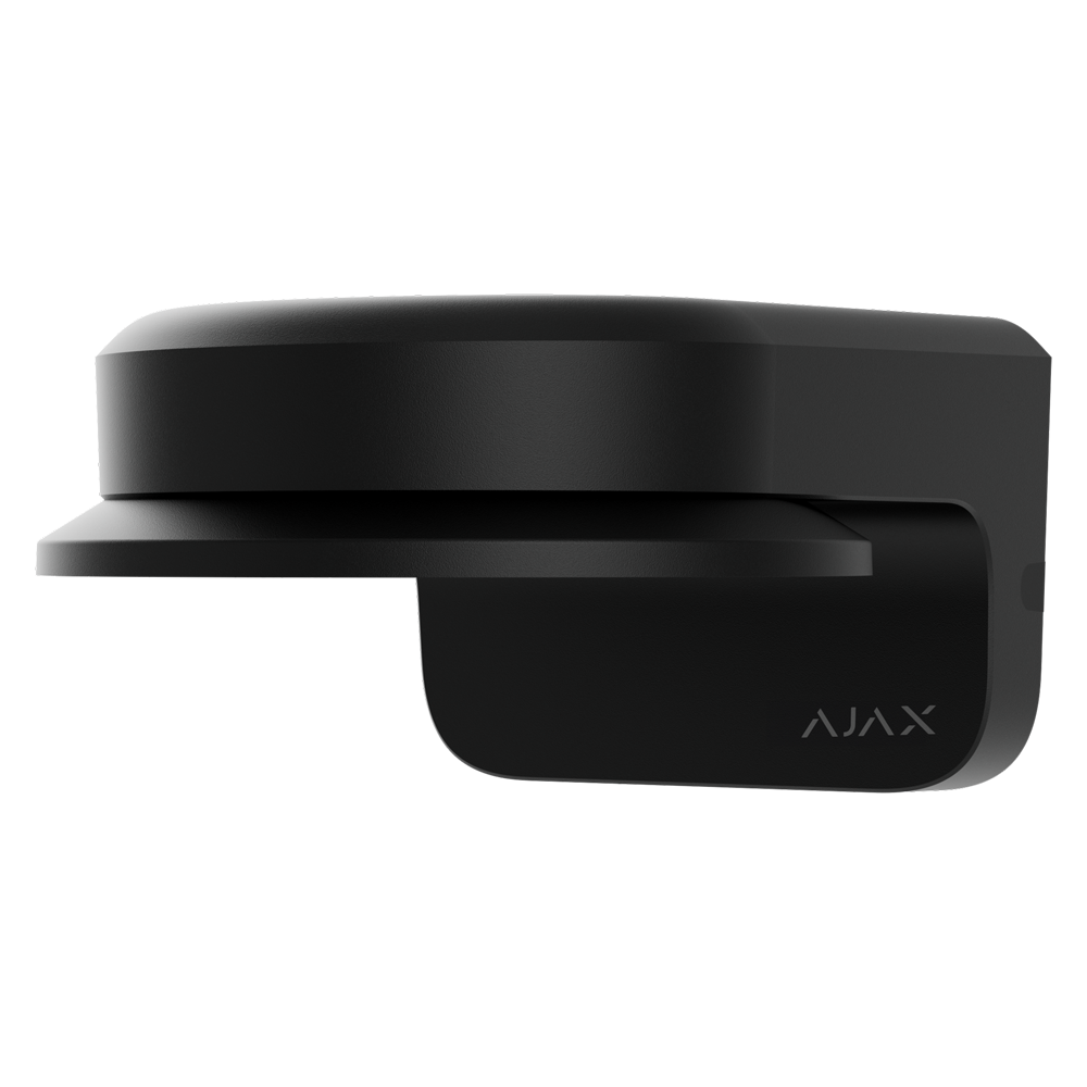 (AJ-MOUNTCAM-A2-B) Soporte - Para cámaras Bullet, turret y domo Ajax - Apto para uso exterior - Instalación en pared o poste - Color negro | 86 × 136 × 174 mm | 630 g
