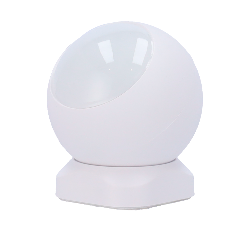 (AK-MIR-IR100) Capteur de détection de mouvement - ZigBee 3.0 - Capteur PIR avec une portée allant jusqu'à 8 mètres - Large angle de détection de 90° - Alimentation batterie CR123A - Compatible avec l'application BelaHome