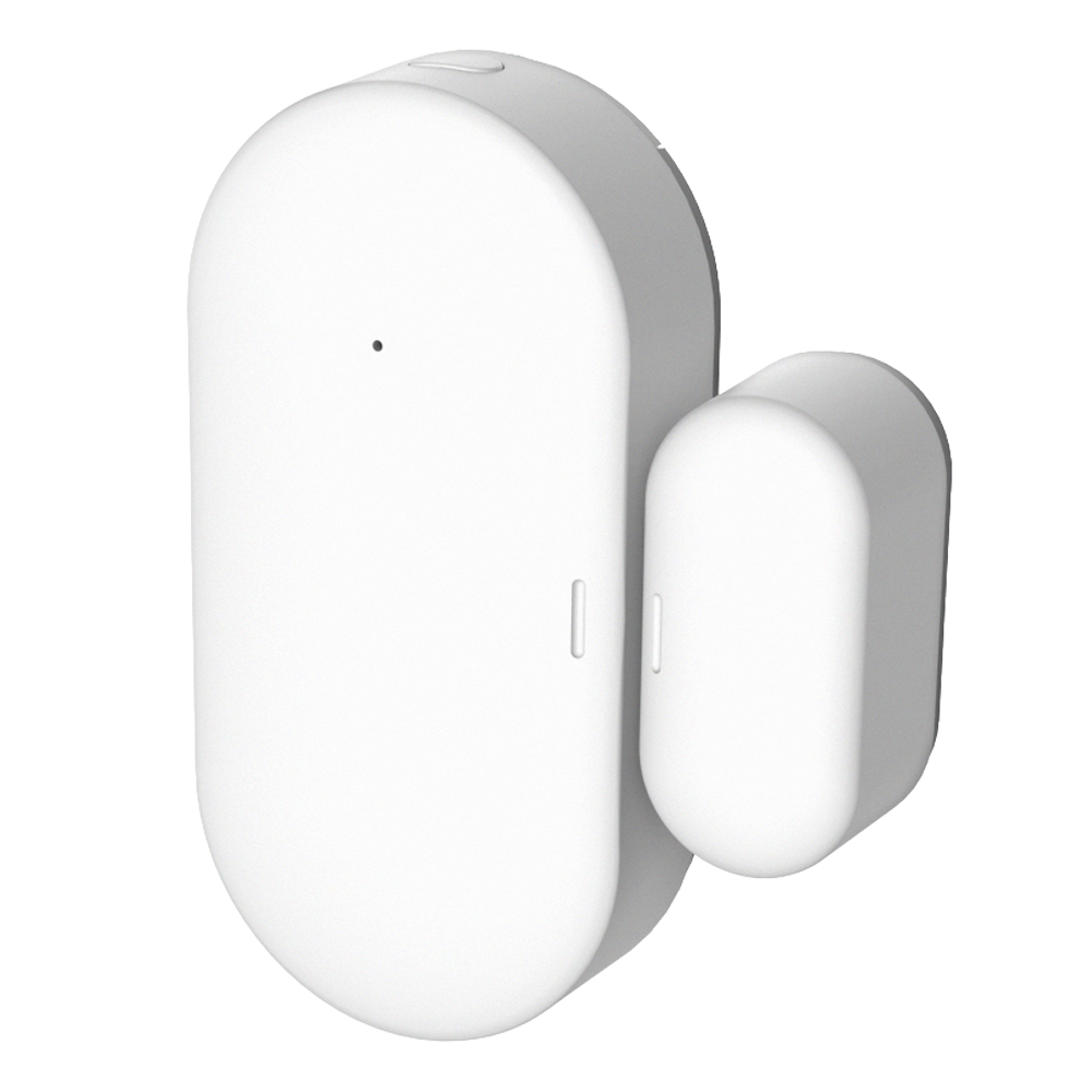 (AK-MIR-MC100) Capteur magnétique - ZigBee 3.0 - Convient pour les portes et les fenêtres - Alarme de manipulation - Alimentation batterie CR2032 - Compatible avec l'application BelaHome