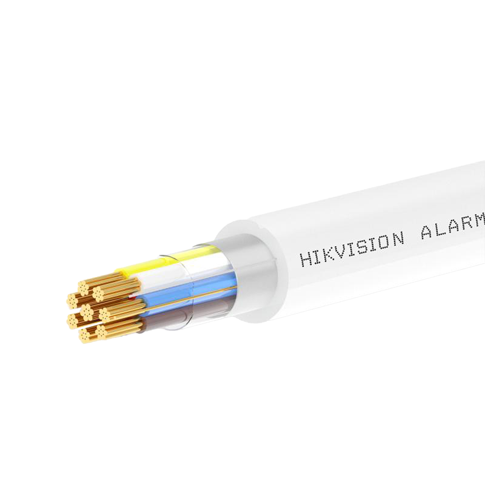 (DS-1AC2C4APL1 White 100m) 4 conducteurs de signal + 2 d'alimentation - Conducteur cuivre électrolytique flexible - Écran l'Aluminium poliéster+drenaje CuSn - Bobine de 100 mètres - Certificat CPR Eca - Faibles pertes