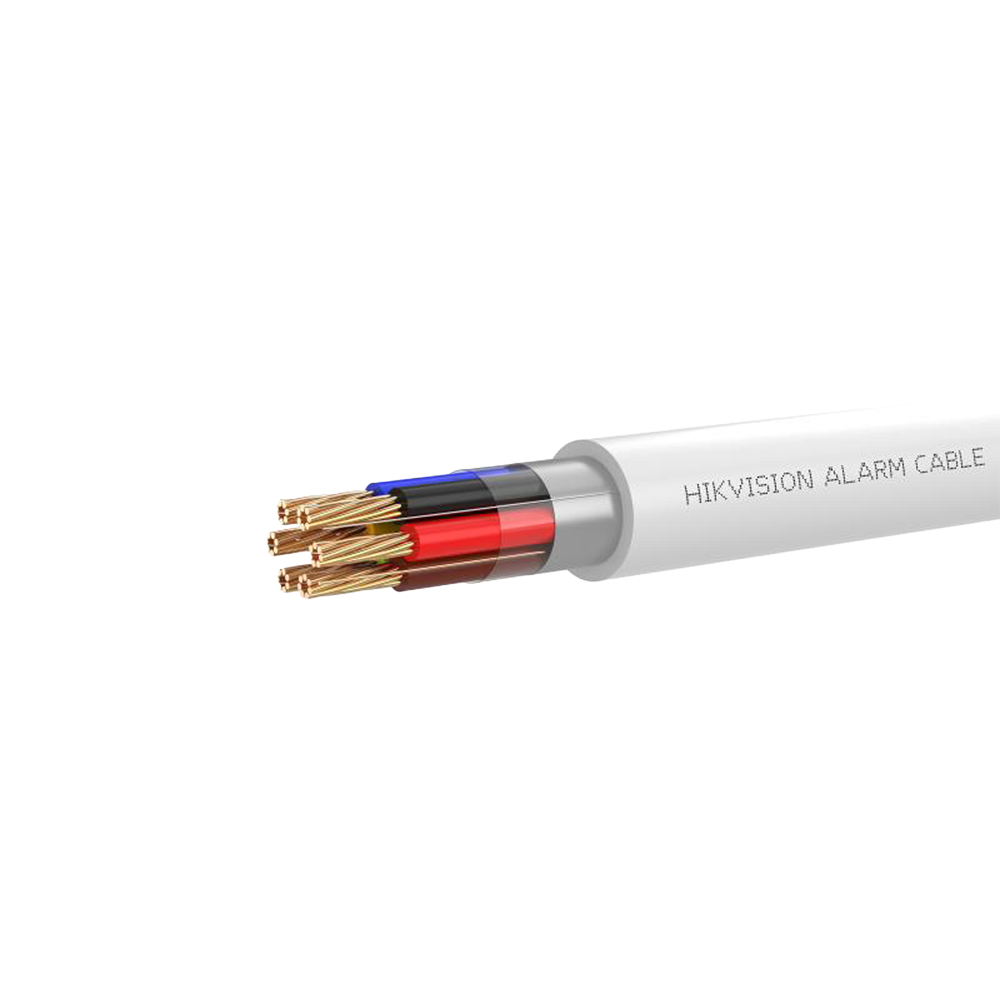 (DS-1AC6APL1 White 100m) 6 conducteurs de signal pour systèmes complexes  - Conducteur en cuivre dénudé (99,95%)  - Écran en aluminium et polyester + drainage en cuivre  - Bobine de 100 mètres  - CPR Eca  - Faible perte