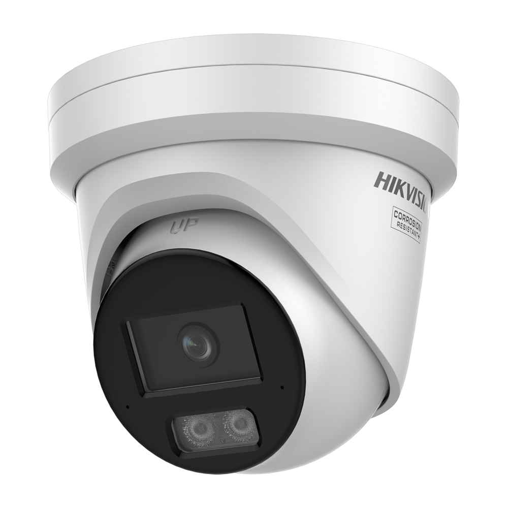 (DS-2CD2346G3-IZ2UY(2.8/4mm)) Caméra IP Turret gamme PRO Hikvision - Résolution 4 Mégapixel (2688x1520) - Objectif 2.8/4 mm sur 1 caméra - IR 30m | 130 dB WDR |  PoE - Détection de mouvement 2.0 | AcuSense 3.0 - Microphone et haut-parleur | IP67 | NEMA 4X