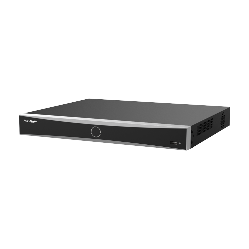 (DS-7616NXI-K2/Vpro) Enregistreur NVR 16 CH IP Gamme PRO Hikvision - Résolution maximale 12 Mpx - AcuSearch | AcuSense | Reconnaissance faciale - AcuSeek, recherche textuelle jusqu'à 16CH - Audio | Alarmes | 2 HDD - Bande passante 160 Mbps