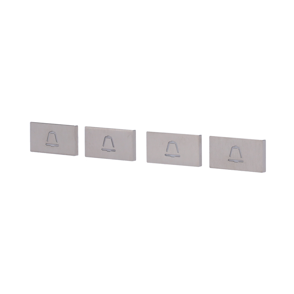 (DS-KABV7413-SBUTTON4) Bouton d'appel - Ajoute 4 boutons d'appel - Compatible avec DS-KV7413EY-IME2 - Fabriqué en ABS