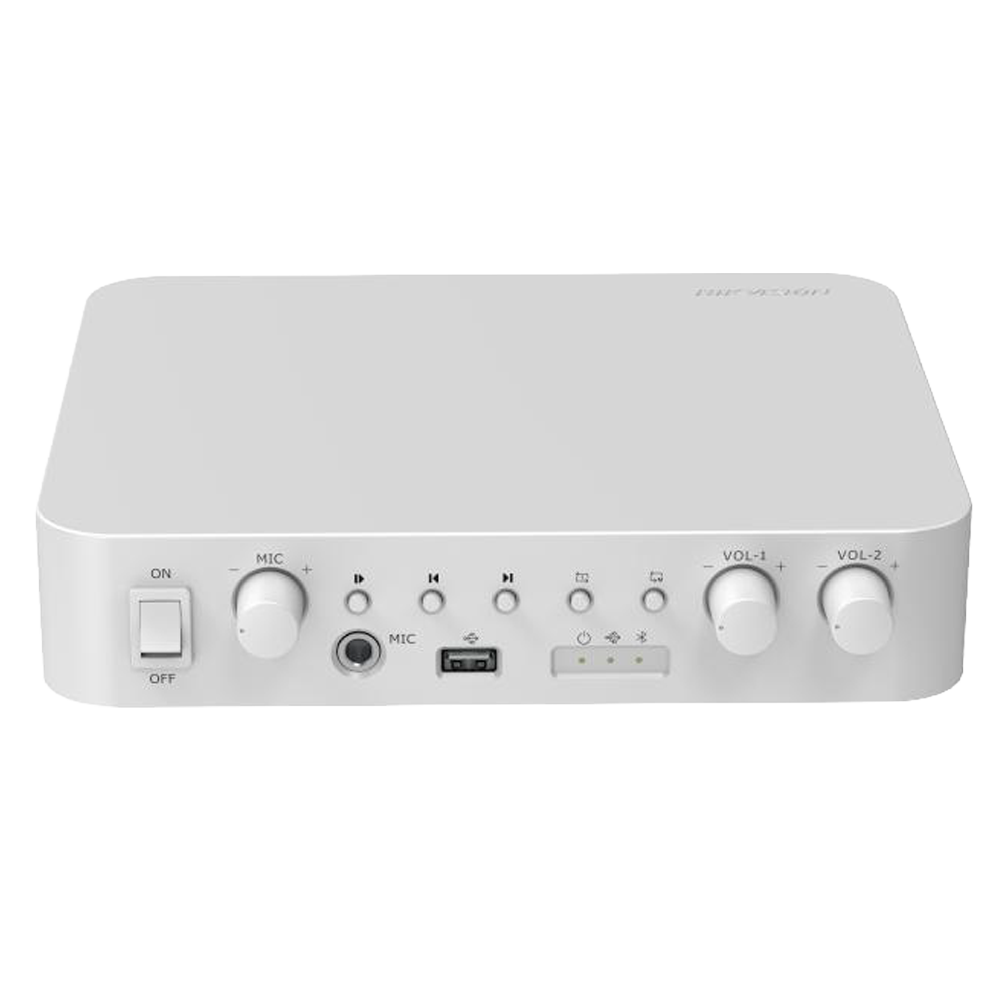 (DS-QAE0A60G1-VB) Amplificateur analogique - Fonctions de mixage de base - Lecteur USB / BT / MIC / RCA  - Puissance 60 W - Jusqu'à 2 zones