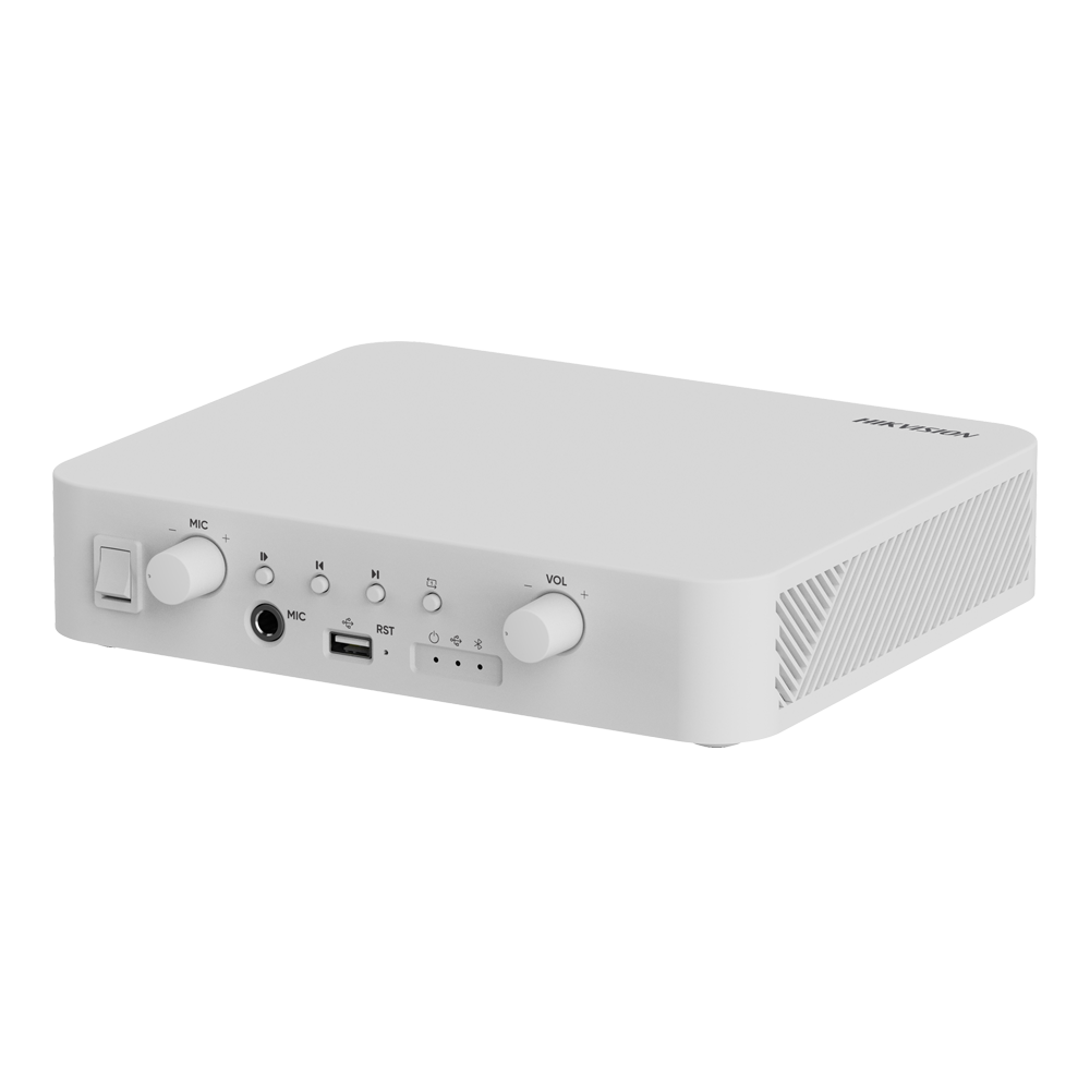 (DS-QAE1A40G1-VB) Amplificateur réseau - Fonctions de mixage de base - Lecteur USB / BT / MIC / RCA  - Puissance 40 W - 1 zone