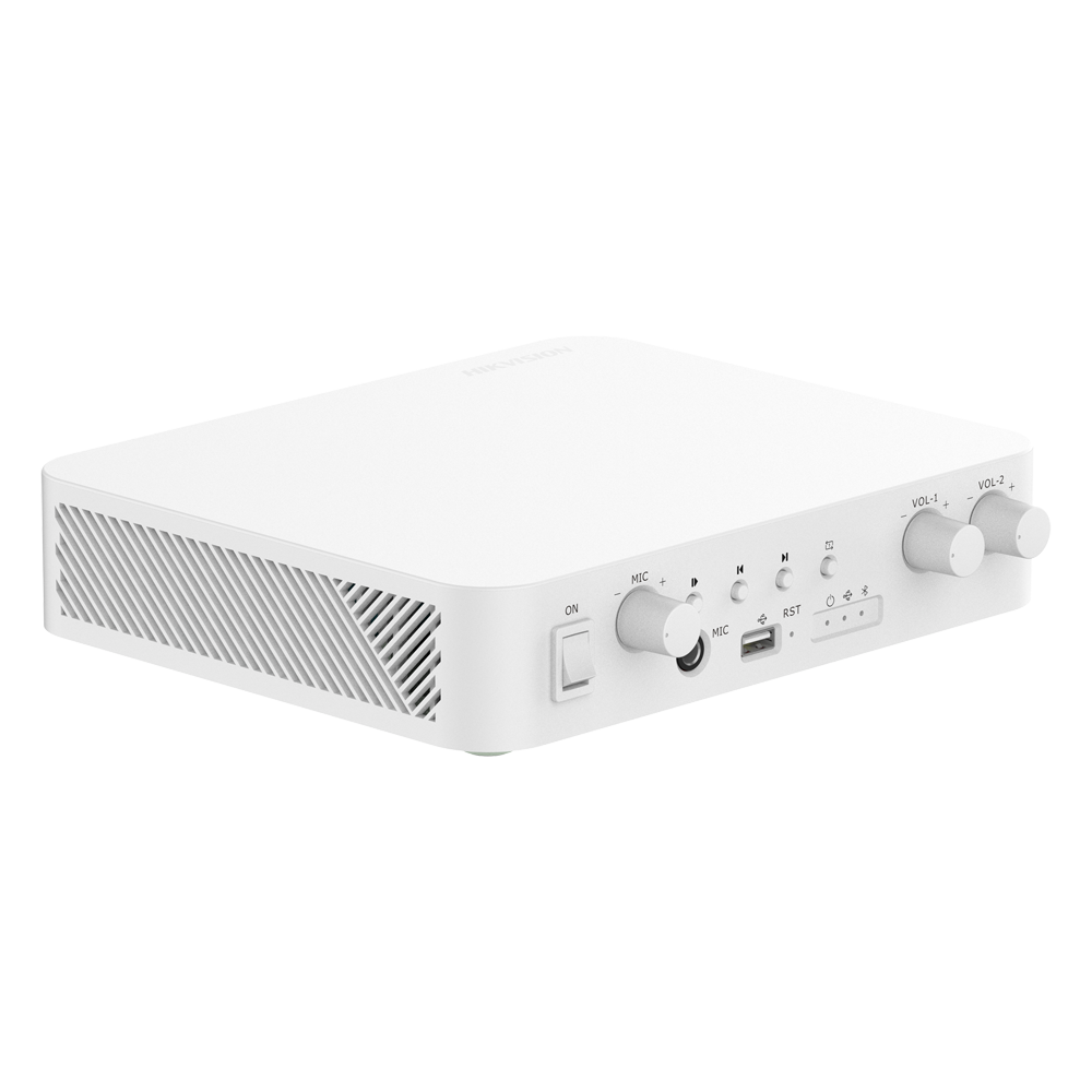 (DS-QAE1A80G1-VB(B)) Amplificateur réseau - Fonctions de mixage de base - Lecteur USB / BT / MIC / RCA  - Puissance 80 W - Jusqu'à 2 zones