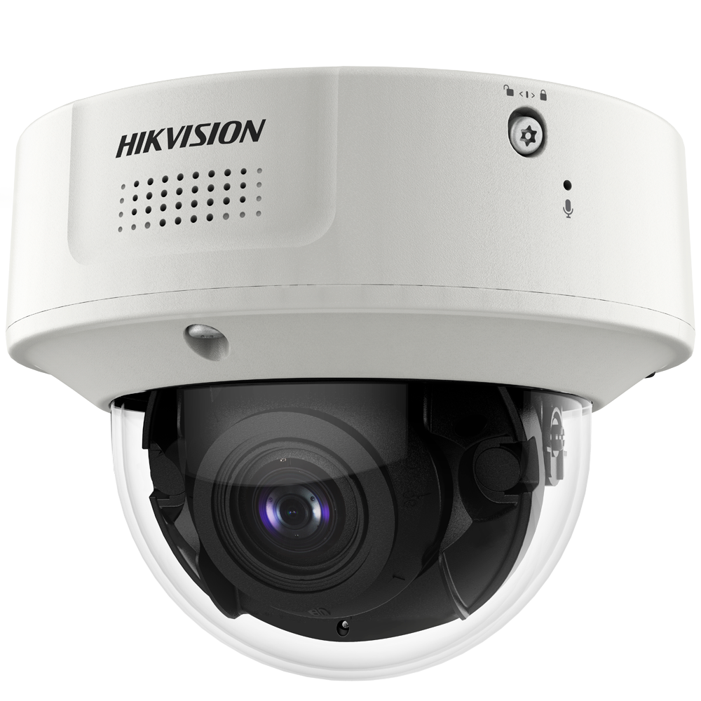 (iDS-2CD7186G2/LM-IZS(8-32mm)) Caméra Dôme IP gamme SOLUTIONS Hikvision - Résolution 8 Mpx (3840x2160) [%VAR%] - Objectif 8~32 mm | MD2.0 | AcuSense | AIOP - Alarme | Audio | Microphone et haut-parleur - IR 60 m | Détection de véhicules | Guanlan - MicroSD | IP67 | IK10 | Anticorrosión | MicroSD