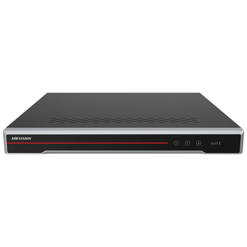 (iDS-7608NXI-P2) Enregistreur NVR 8 CH IP Gamme PRO Hikvision - Bande passante 128 Mbps - Résolution maximale 32 Mpx - AcuSearch | AcuSense | Reconnaissance faciale - AcuSeek, recherche textuelle - Audio | Alarmes | 2 HDD