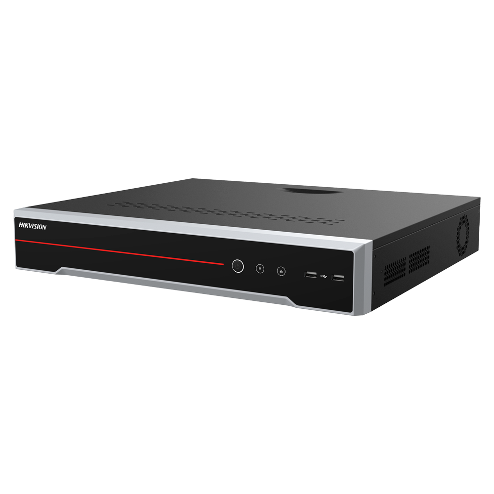 (iDS-7716NXI-P4) Enregistreur NVR Hikvision 16CH gamme SOLUTIONS - 32 Mpx | Connexion jusqu'à 8 haut-parleurs IP - AcuSeek, recherche par texte jusqu'à 16 CH - Alarmes | Audio | 4 disque(s) dur(s) - Bande passante 256 Mbps | AcuSearch - MD 2.0 | AcuSense | Reconnaissance des visages | ANPR